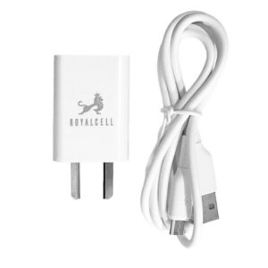 Cargador Royalcell Cabezal y Cable 2.4 Amp Micro USB