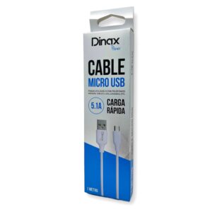 Cable Dinax Micro Usb 5.1 Carga Rápida 1 mts