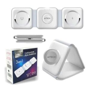 Cargador inalambrico 3en1 Aitech