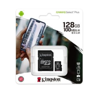 Micro SD 128GB kingston Canvas Select Plus