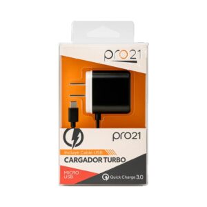 Cargador Turbo PRO21 Micro Usb